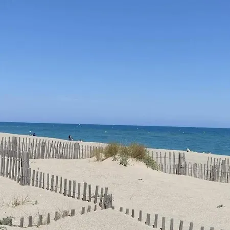 Apartment Bord De Mer, Wifi, Clim, Tres Jolie Villa 2 Chambres, 4 Couchages Le Barcares